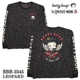 THE BRAVEMAN×BETTY BOOP ベティーブープ OE天竺長袖Tシャツ ロンTEE bbb-2345