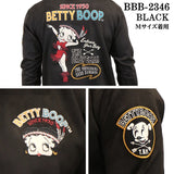 THE BRAVEMAN×BETTY BOOP ベティーブープ 起毛プレーティング プルオーバー ロンTEE bbb-2346