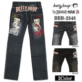 THE BRAVEMAN×BETTY BOOP ベティ・ブープ デニムパンツ bbb-2348