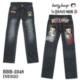 THE BRAVEMAN×BETTY BOOP ベティ・ブープ デニムパンツ bbb-2348