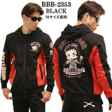 BETTY BOOP×THE BRAVEMAN ブレイブマン ベティ・ブープ 裏毛フルジップパーカー bbb-2353