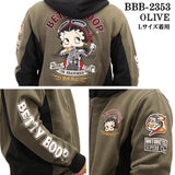 BETTY BOOP×THE BRAVEMAN ブレイブマン ベティ・ブープ 裏毛フルジップパーカー bbb-2353