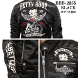 THE BRAVEMAN×BETTY BOOP ベティーブープ ボンディング ライダースジャケット bbb-2355