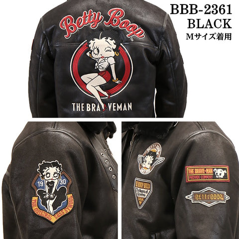 THE BRAVEMAN×BETTY BOOP ベティーブープ B-3 フライトジャケット bbb-2361