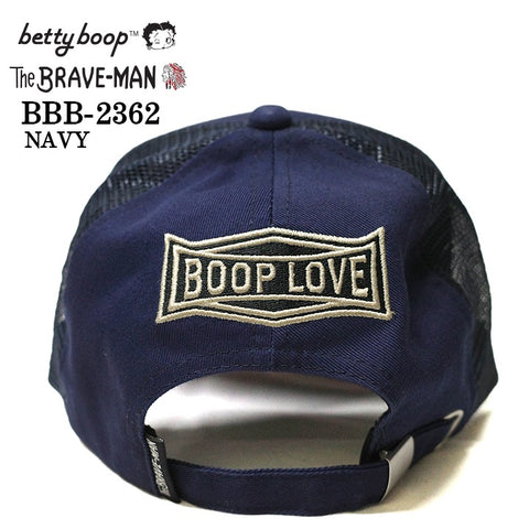 THE BRAVEMAN×BETTY BOOP ベティ・ブープ ツイルメッシュキャップ 帽子 bbb-2362