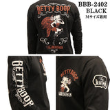 THE BRAVEMAN×BETTY BOOP ベティーブープ 天竺 長袖Tシャツ ロンTEE bbb-2402