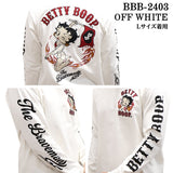 THE BRAVEMAN×BETTY BOOP ベティーブープ 天竺 長袖Tシャツ ロンTEE bbb-2403