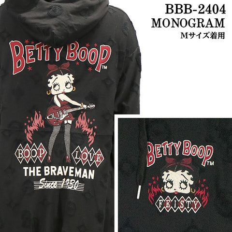 THE BRAVEMAN×BETTY BOOP ベティーブープ 長袖ワンピース bbb-2404