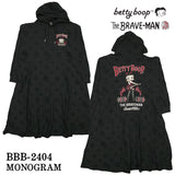 THE BRAVEMAN×BETTY BOOP ベティーブープ 長袖ワンピース bbb-2404