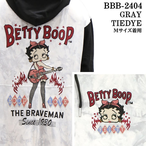 THE BRAVEMAN×BETTY BOOP ベティーブープ 長袖ワンピース bbb-2404