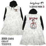 THE BRAVEMAN×BETTY BOOP ベティーブープ 長袖ワンピース bbb-2404