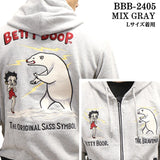 THE BRAVEMAN×BETTY BOOP ブレイブマン ベティ・ブープ 裏毛フルジップパーカー bbb-2405