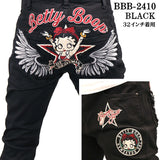 THE BRAVEMAN×BETTY BOOP ブレイブマン ベティ・ブープ コラボ スキニー デニムパンツ スリム ジーンズ ボトム bbb-2410