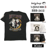 THE BRAVEMAN×BETTY BOOP ベティーブープ 天竺 半袖Tシャツ bbb-2412