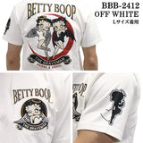 THE BRAVEMAN×BETTY BOOP ベティーブープ 天竺 半袖Tシャツ bbb-2412