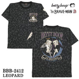 THE BRAVEMAN×BETTY BOOP ベティーブープ 天竺 半袖Tシャツ bbb-2412