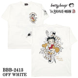 THE BRAVEMAN×BETTY BOOP ベティーブープ 天竺 半袖Tシャツ bbb-2413