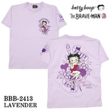 THE BRAVEMAN×BETTY BOOP ベティーブープ 天竺 半袖Tシャツ bbb-2413