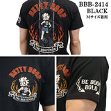 THE BRAVEMAN×BETTY BOOP ベティーブープ 天竺 半袖Tシャツ bbb-2414