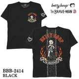 THE BRAVEMAN×BETTY BOOP ベティーブープ 天竺 半袖Tシャツ bbb-2414