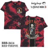 THE BRAVEMAN×BETTY BOOP ベティーブープ 天竺 半袖Tシャツ bbb-2414