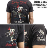 THE BRAVEMAN×BETTY BOOP ブレイブマン ベティーブープ コラボ 天竺 半袖Tシャツ bbb-2415