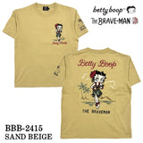 THE BRAVEMAN×BETTY BOOP ブレイブマン ベティーブープ コラボ 天竺 半袖Tシャツ bbb-2415