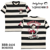 THE BRAVEMAN×BETTY BOOP ベティーブープ 天竺 半袖Tシャツ bbb-2416