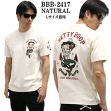 THE BRAVEMAN×BETTY BOOP ブレイブマン ベティーブープ コラボ 天竺 半袖Tシャツ bbb-2417