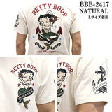 THE BRAVEMAN×BETTY BOOP ブレイブマン ベティーブープ コラボ 天竺 半袖Tシャツ bbb-2417