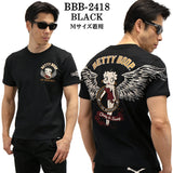 THE BRAVEMAN×BETTY BOOP ベティーブープ 天竺 半袖Tシャツ bbb-2418