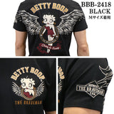 THE BRAVEMAN×BETTY BOOP ベティーブープ 天竺 半袖Tシャツ bbb-2418