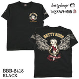 THE BRAVEMAN×BETTY BOOP ベティーブープ 天竺 半袖Tシャツ bbb-2418