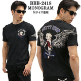 THE BRAVEMAN×BETTY BOOP ベティーブープ 天竺 半袖Tシャツ bbb-2418