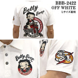 THE BRAVEMAN×BETTY BOOP ベティ・ブープ ベア天竺 半袖ポロシャツ bbb-2422