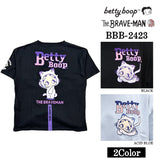 THE BRAVEMAN×BETTY BOOP ブレイブマン ベティーブープ コラボ BIG TEE ビッグサイズ 天竺 半袖Tシャツ bbb-2423