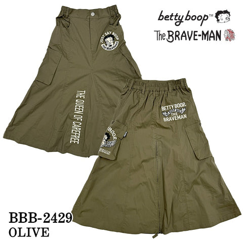 THE BRAVEMAN×BETTY BOOP ベティ・ブープ ストレッチ マーメイドスカート bbb-2429