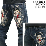 THE BRAVEMAN×BETTY BOOP ブレイブマン ベティ・ブープ コラボ デニムパンツ ジーンズ ボトム bbb-2434