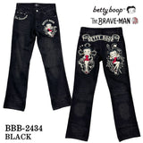 THE BRAVEMAN×BETTY BOOP ブレイブマン ベティ・ブープ コラボ デニムパンツ ジーンズ ボトム bbb-2434