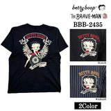 THE BRAVEMAN×BETTY BOOP ベティーブープ 天竺 半袖Tシャツ bbb-2435