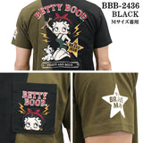 THE BRAVEMAN×BETTY BOOP ベティーブープ 天竺 半袖Tシャツ bbb-2436