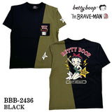 THE BRAVEMAN×BETTY BOOP ベティーブープ 天竺 半袖Tシャツ bbb-2436