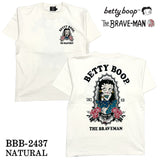 THE BRAVEMAN×BETTY BOOP ベティーブープ 天竺 半袖Tシャツ bbb-2437