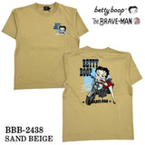 THE BRAVEMAN×BETTY BOOP ベティーブープ 天竺 半袖Tシャツ bbb-2438