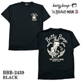 THE BRAVEMAN×BETTY BOOP ベティ・ブープ ドライ 半袖Tシャツ bbb-2439