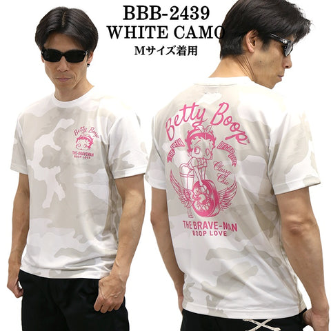 THE BRAVEMAN×BETTY BOOP ベティ・ブープ ドライ 半袖Tシャツ bbb-2439