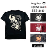 THE BRAVEMAN×BETTY BOOP ベティ・ブープ ドライ 半袖Tシャツ bbb-2440