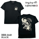 THE BRAVEMAN×BETTY BOOP ベティ・ブープ ドライ 半袖Tシャツ bbb-2440