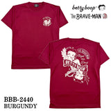 THE BRAVEMAN×BETTY BOOP ベティ・ブープ ドライ 半袖Tシャツ bbb-2440