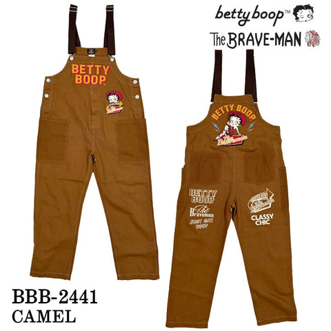 THE BRAVEMAN×BETTY BOOP ブレイブマン ベティ・ブープ コラボ オーバーオール bbb-2441